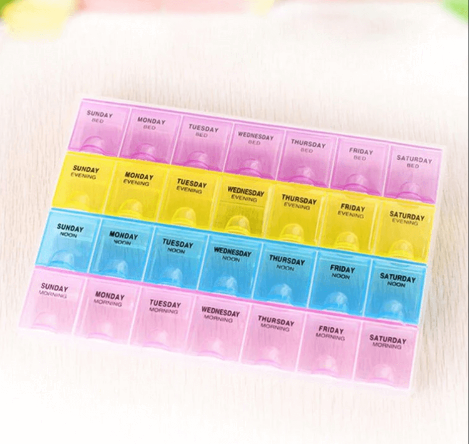 Complete Pill Organiser Set – Daily, 4-Times-a-Day & Travel