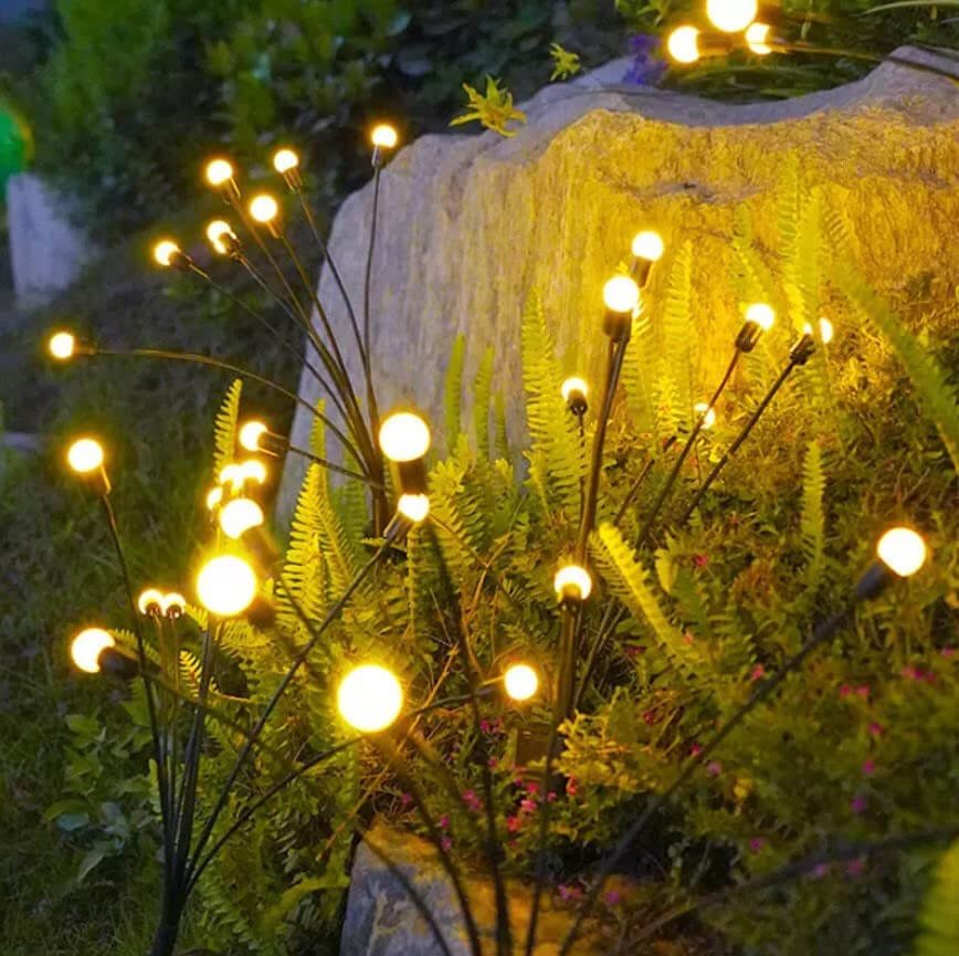 Solar Firefly Garden Lights – Set of 2