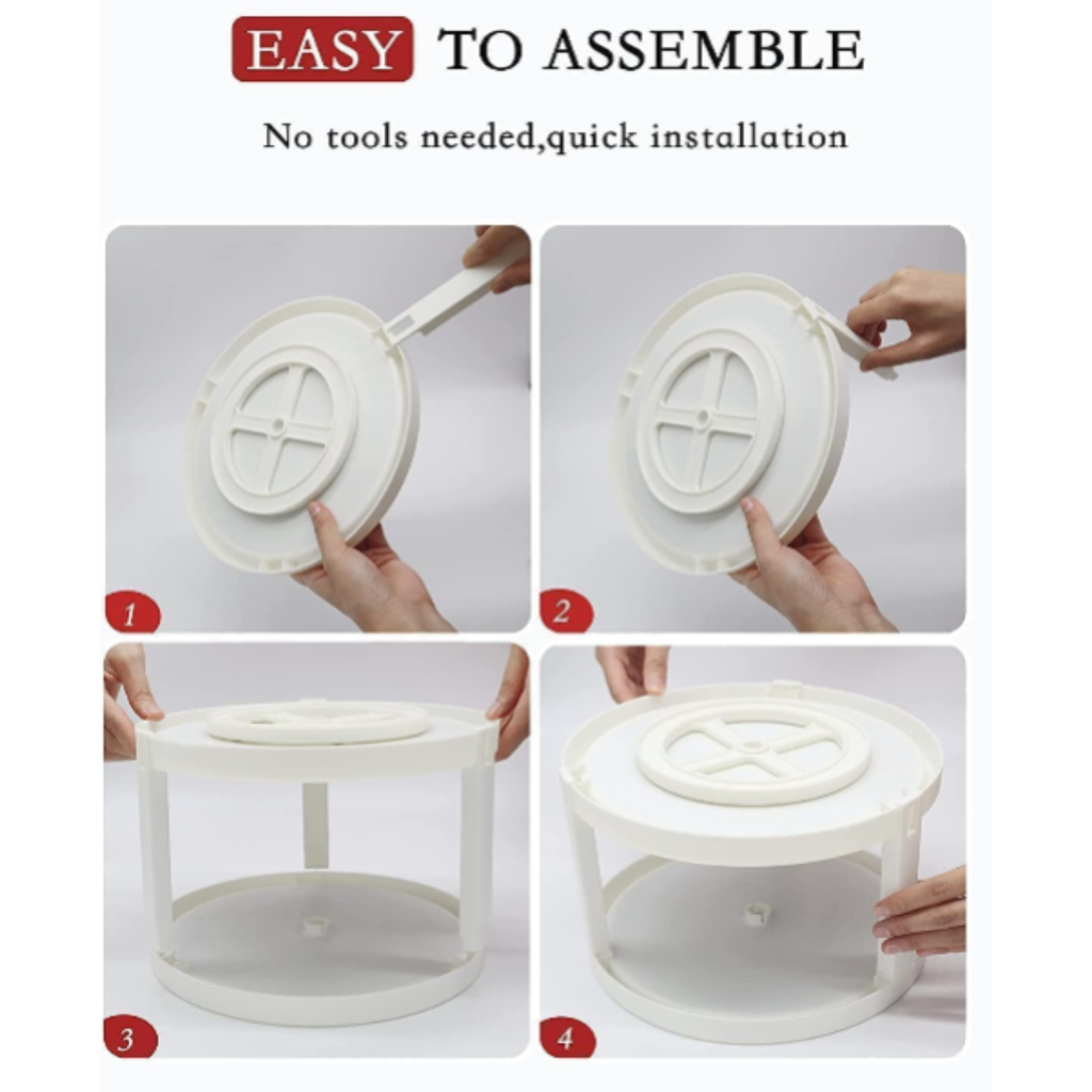 2-Tier Rotating Spice Rack