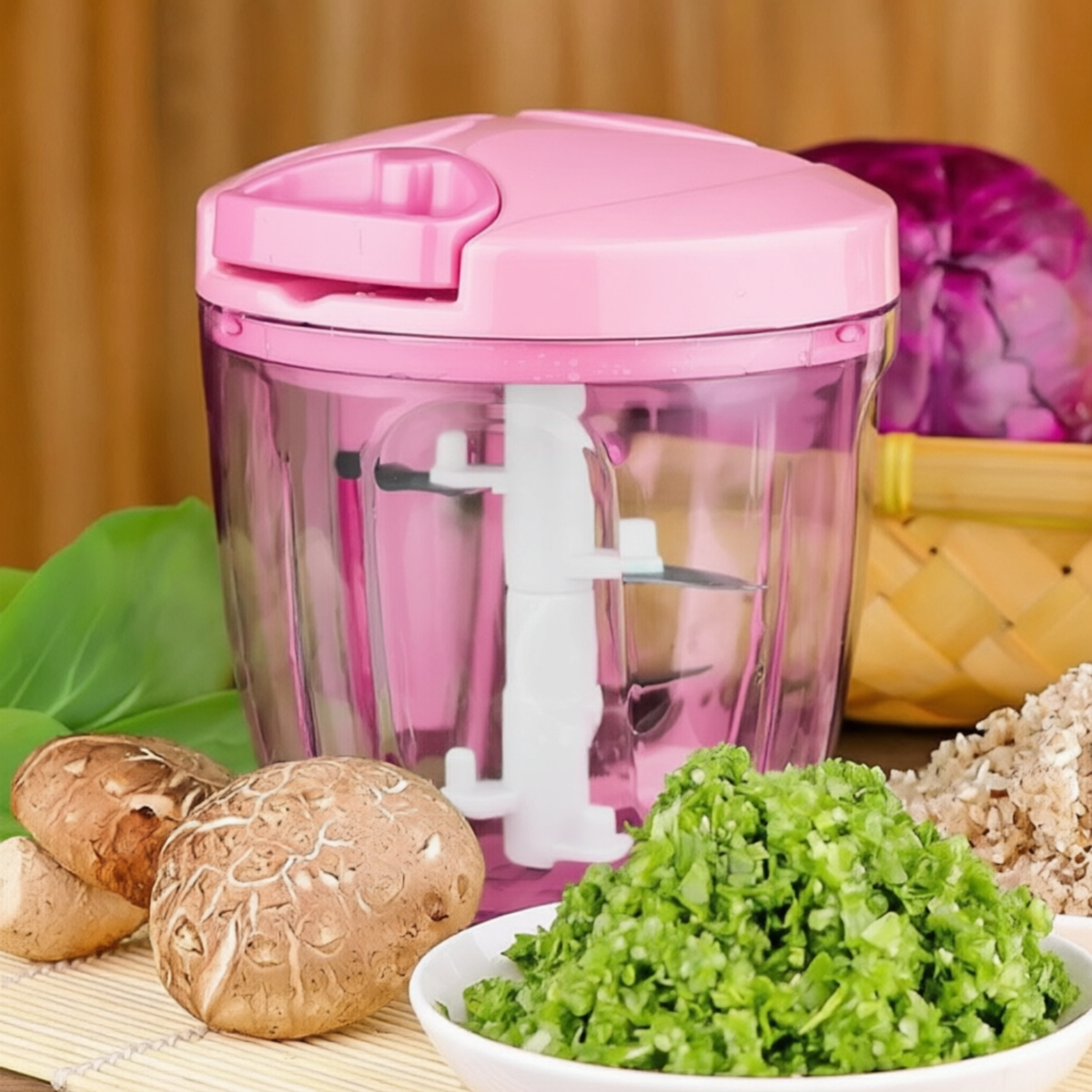 6-Blade Vegetable Chopper – 1000 ml