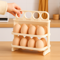 3-Layer Foldable Egg Tray – Holds 24 Eggs