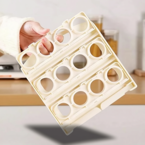 3-Layer Foldable Egg Tray – Holds 24 Eggs