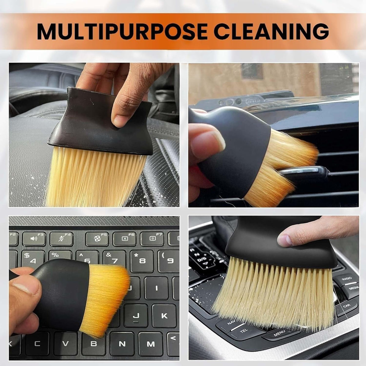 5-in-1 Microfibre Car Cleaning Duster Kit