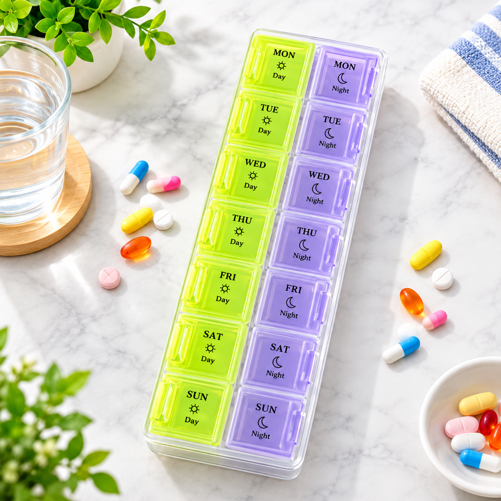 Parents' Care Kit – Pill Box, Hot Water Bag & Massager
