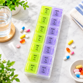 7-Day Pill Box with Snap Lids (Morning & Night)