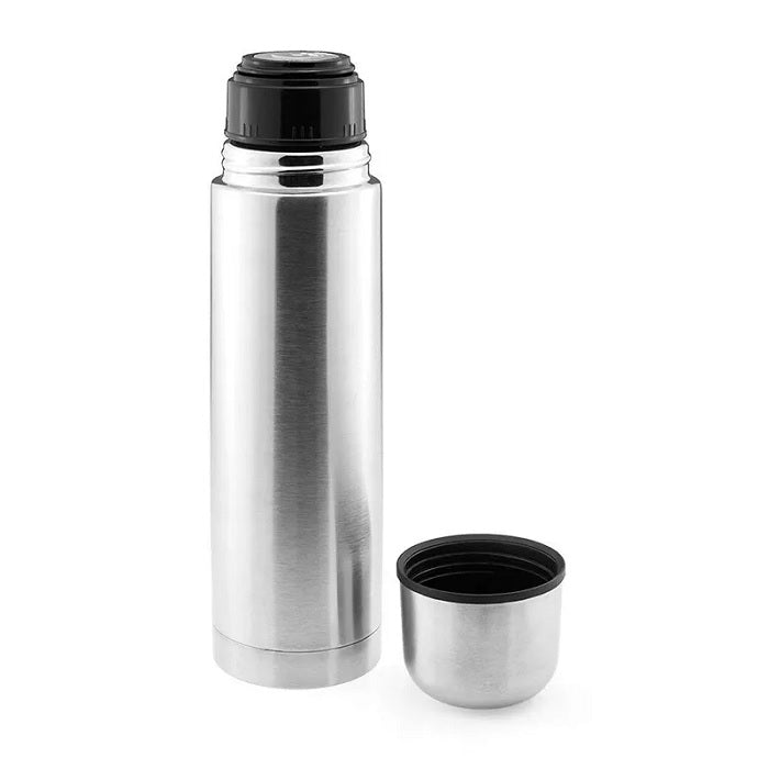 HomeJoy 1 Litre Insulated Steel Flask with Pouch