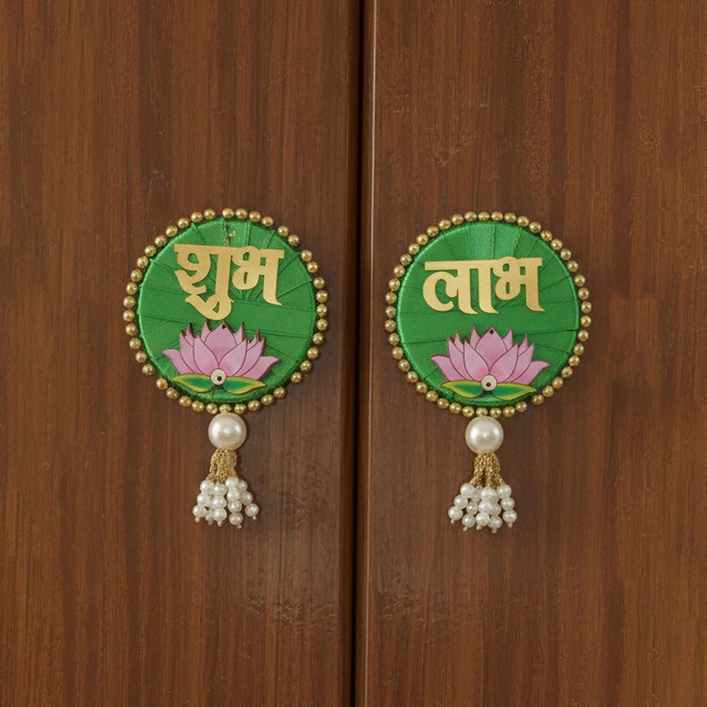 Diwali Door & Rangoli Set – Shubh Labh Hanging & Rangoli Stencils