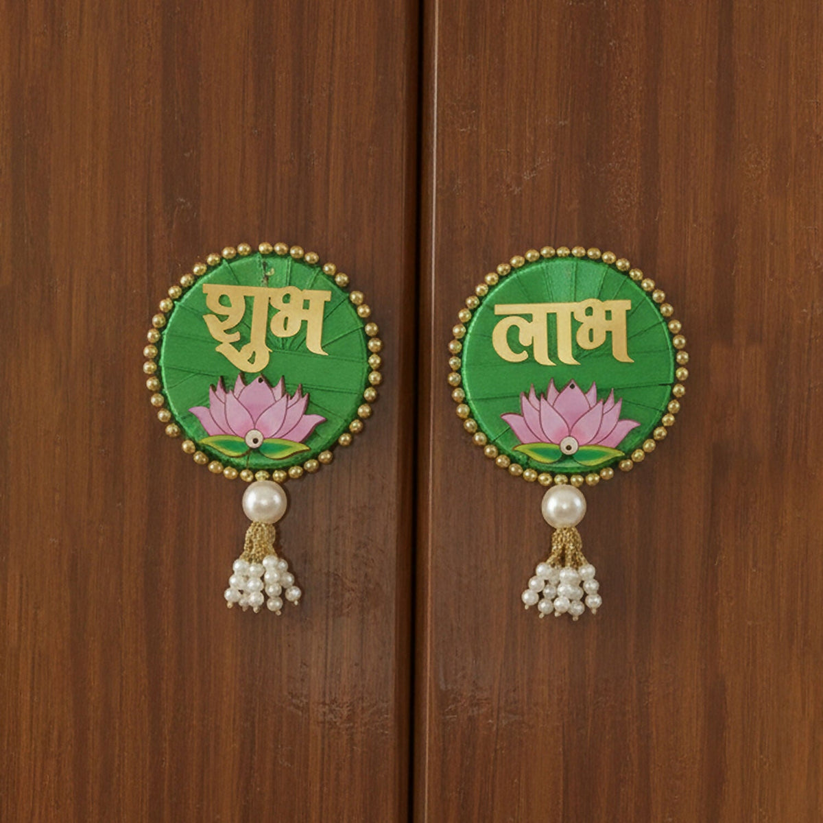 Diwali Door & Rangoli Set – Shubh Labh Hanging & Rangoli Stencils