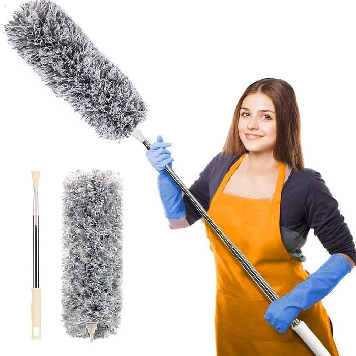 Home Dusting Kit – Extendable Duster & Microfibre Cloth