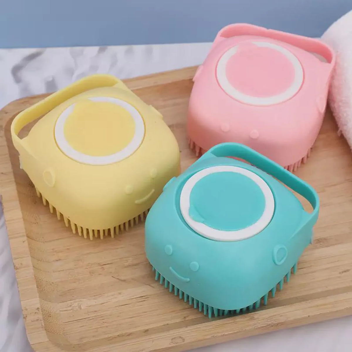 Bath Care Set – Back Scrub Brush, Foot Scrubber & Bath Brush