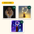 Everything in the Diwali Fairy Lights Mega Pack – 4 Fairy Lights & 4 Bottle Lights