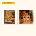 Everything in the Ganesh Idol Pair – For Car Dashboard & Home Temple