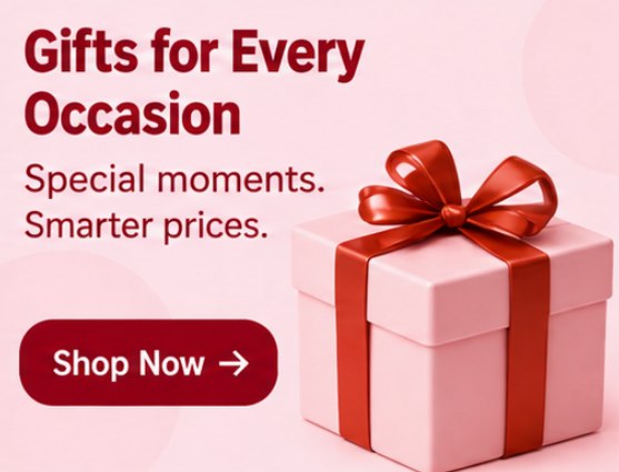 Gifts for every occasion. Special moments. Smarter prices. Shop now.